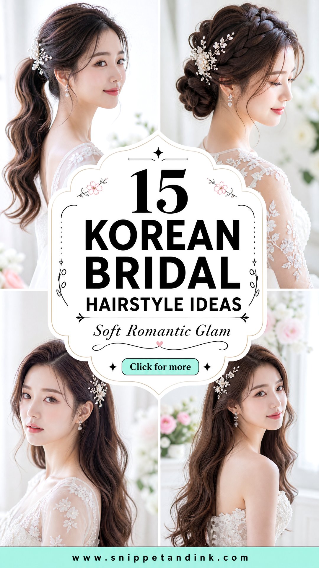 15 Korean Bridal Hairstyle Ideas for Soft Romantic Glam - 15 Korean Bridal Hairstyle Ideas for Soft Romantic Glam