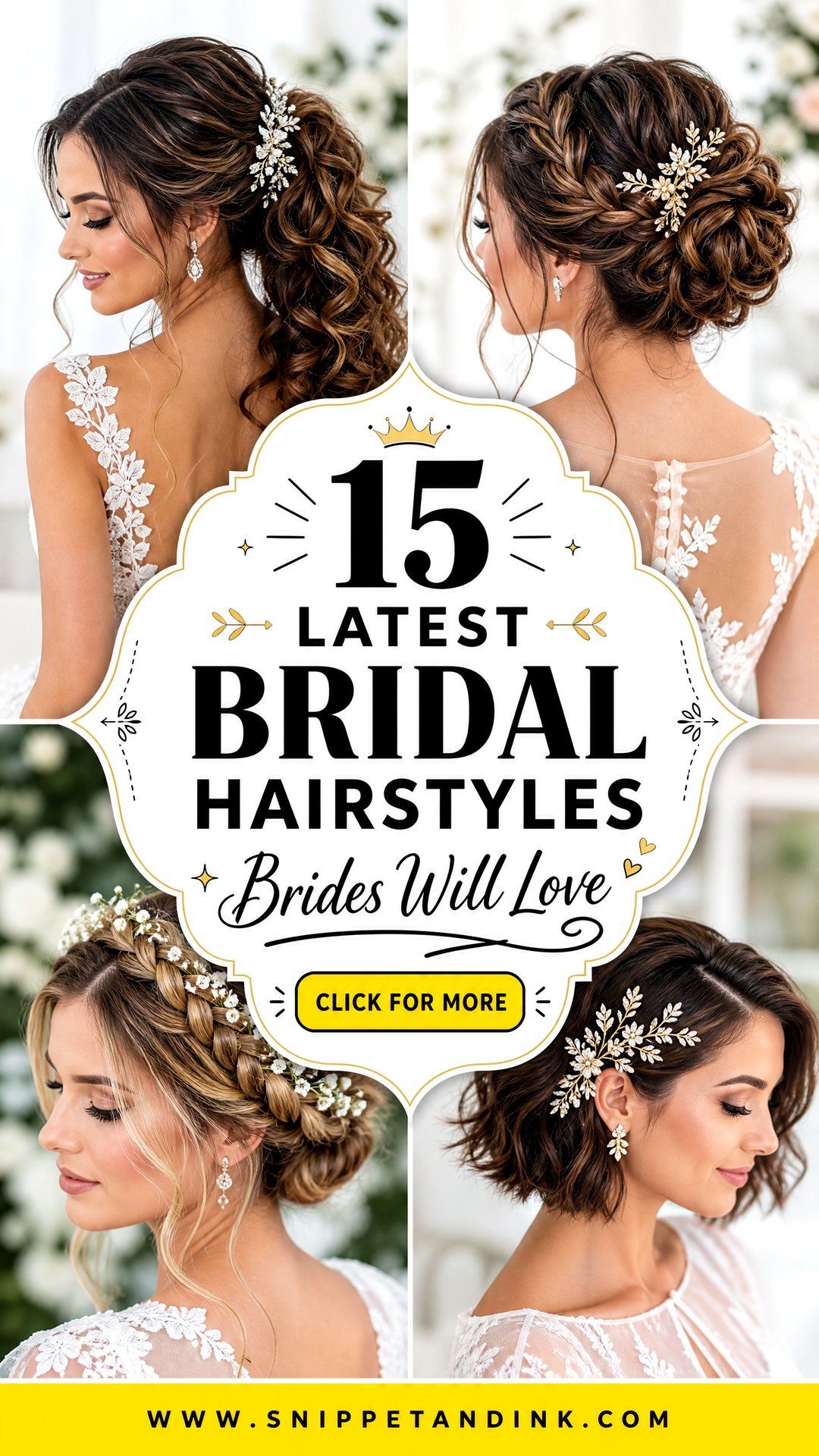 15 Latest Bridal Hairstyles Brides Will Love This Season - 15 Latest Bridal Hairstyles Brides Will Love This Season
