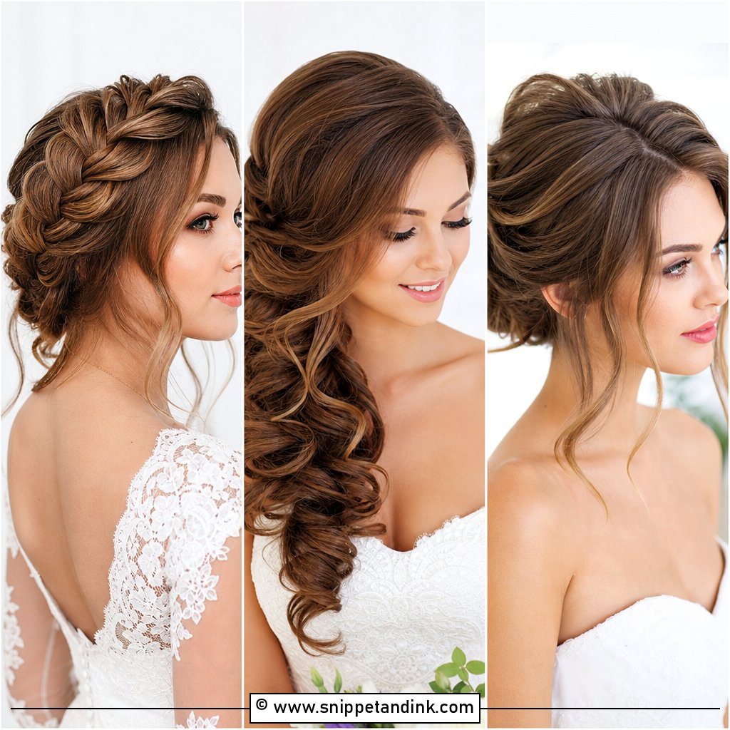 15 Light Brown Wedding Hair Ideas for Soft Bridal Glow