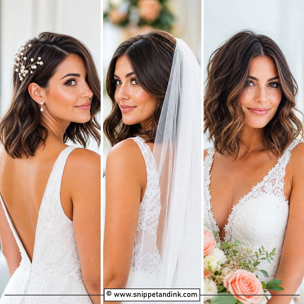15 Long Bob Bridal Hair Ideas for Chic Wedding Style