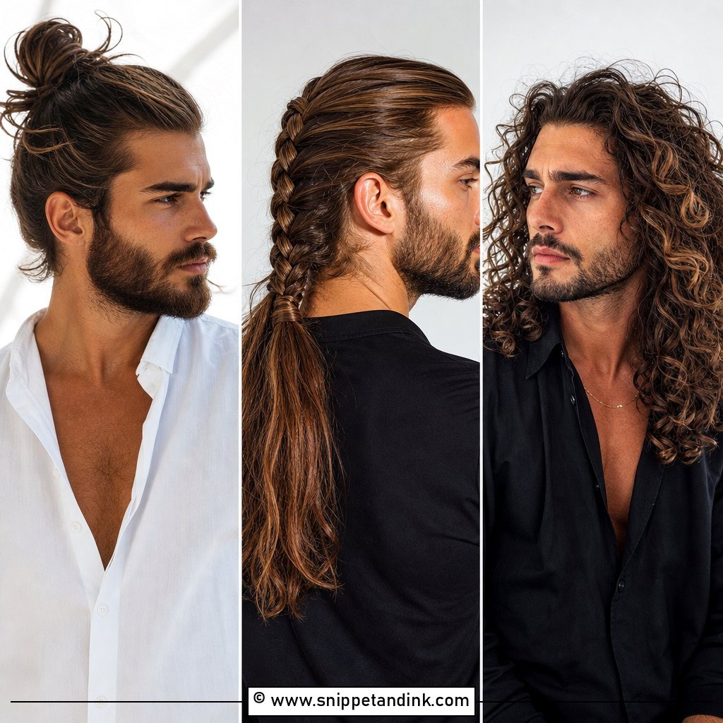 15 Long Hair Groom Wedding Ideas for Modern Men