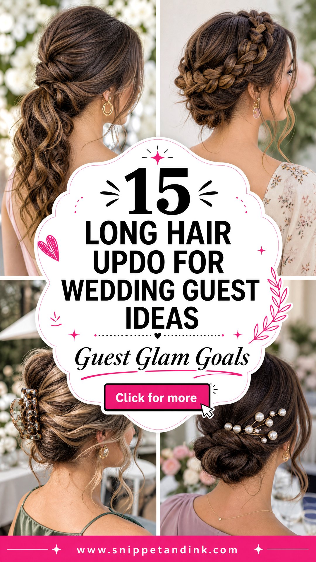 15 Long Hair Updo for Wedding Guest Ideas That Wow - 15 Long Hair Updo for Wedding Guest Ideas That Wow