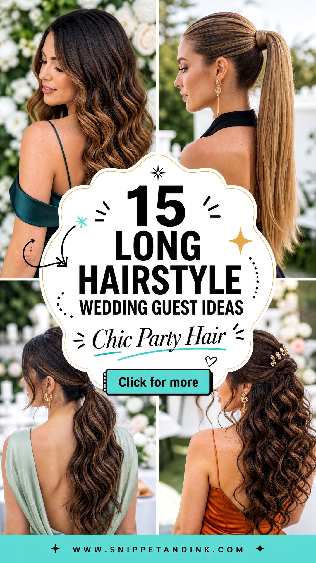 15 Long Hairstyle Wedding Guest Ideas for Chic Looks - 15 Long Hairstyle Wedding Guest Ideas for Chic Looks