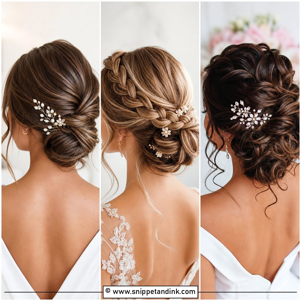 15 Low Updo Wedding Hair Tutorial Ideas for DIY Brides