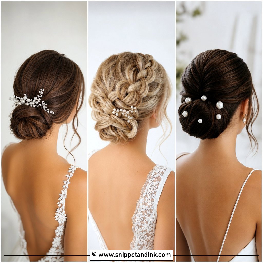 15 Low Updo Wedding Hairstyles for Elegant Modern Brides