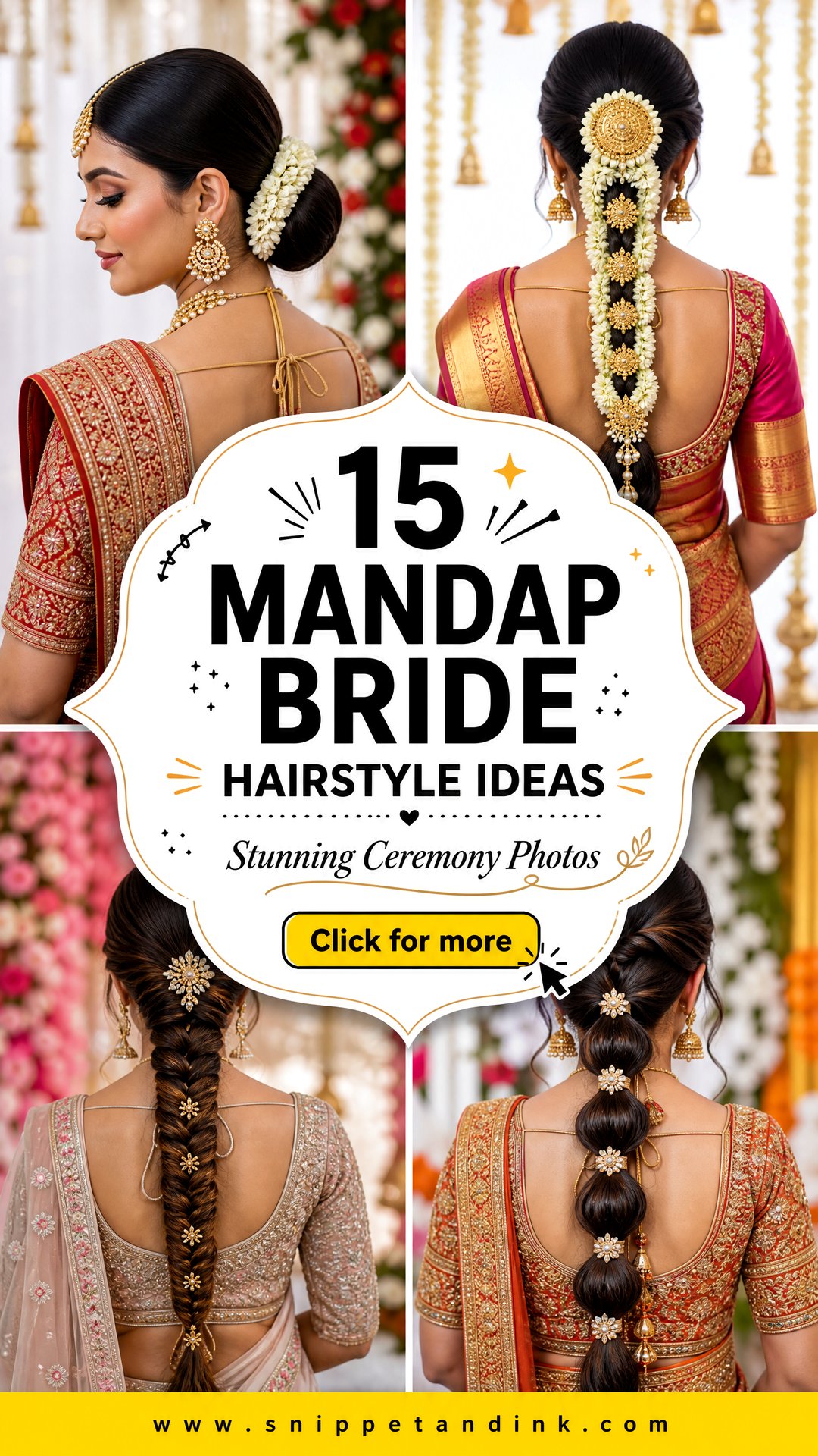 15 Mandap Bride Hairstyle Ideas for Stunning Ceremony Photos - 15 Mandap Bride Hairstyle Ideas for Stunning Ceremony Photos
