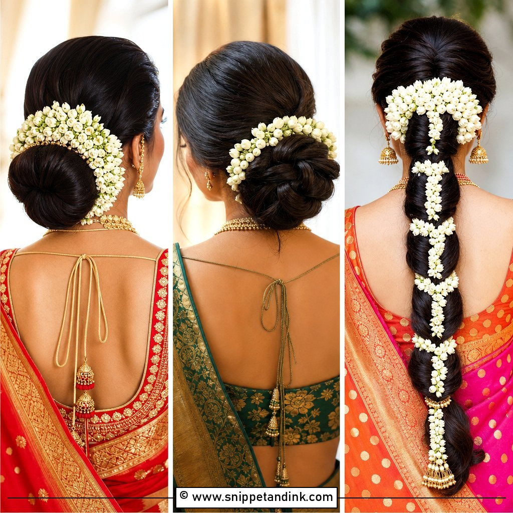 15 Marathi Wedding Hairstyle Ideas for a Graceful Bridal Look