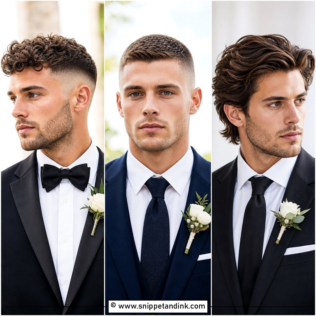 15 Men Wedding Hairstyle Ideas for a Confident Look