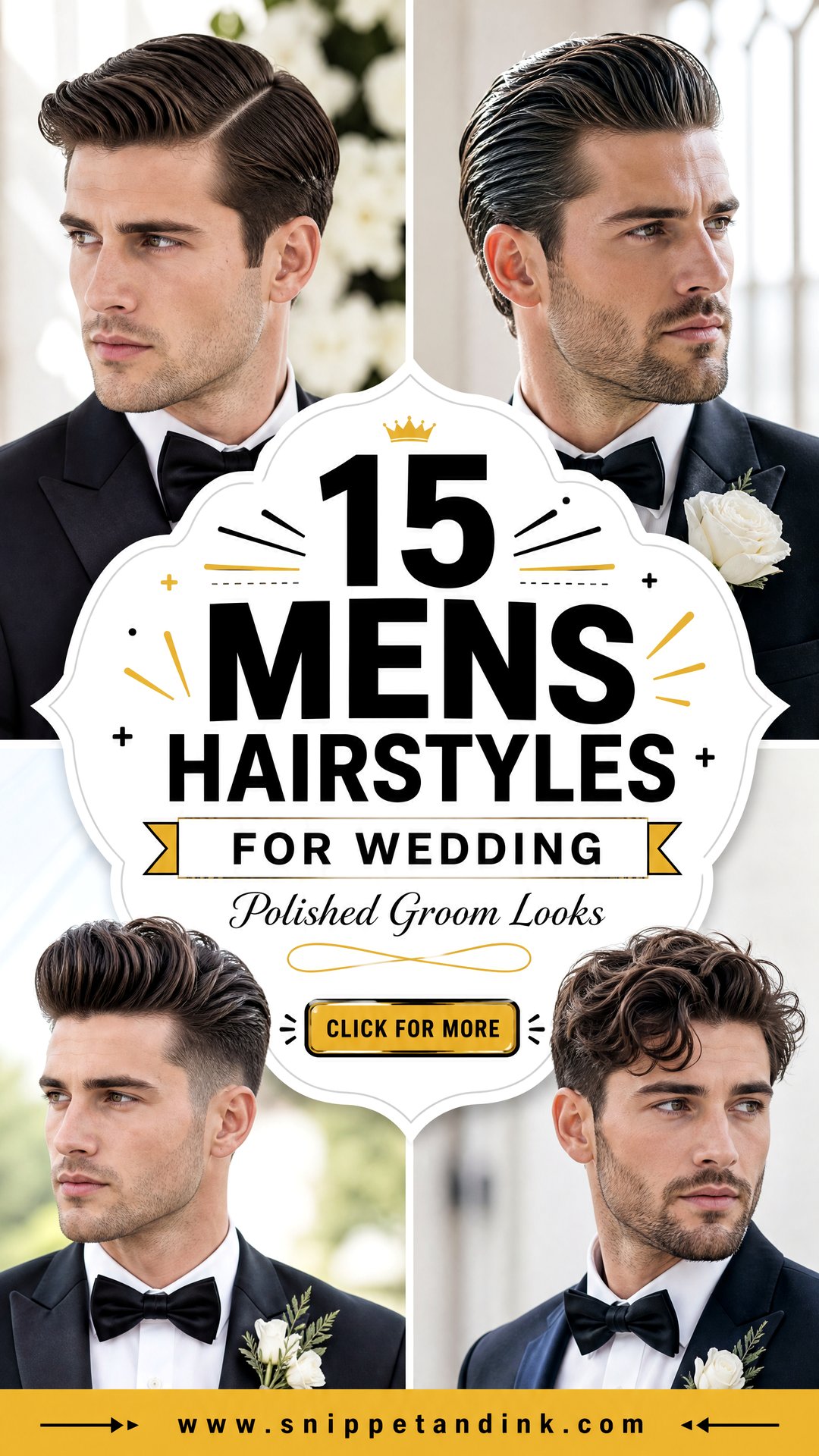 15 Mens Hairstyles for Wedding Style That Looks Sharp - 15 Mens Hairstyles for Wedding Style That Looks Sharp