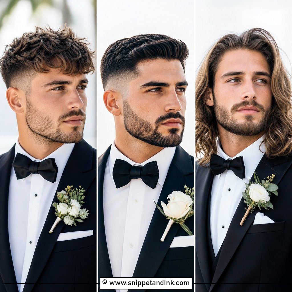 15 Mens Wedding Hairstyles for a Sharp Groom Look