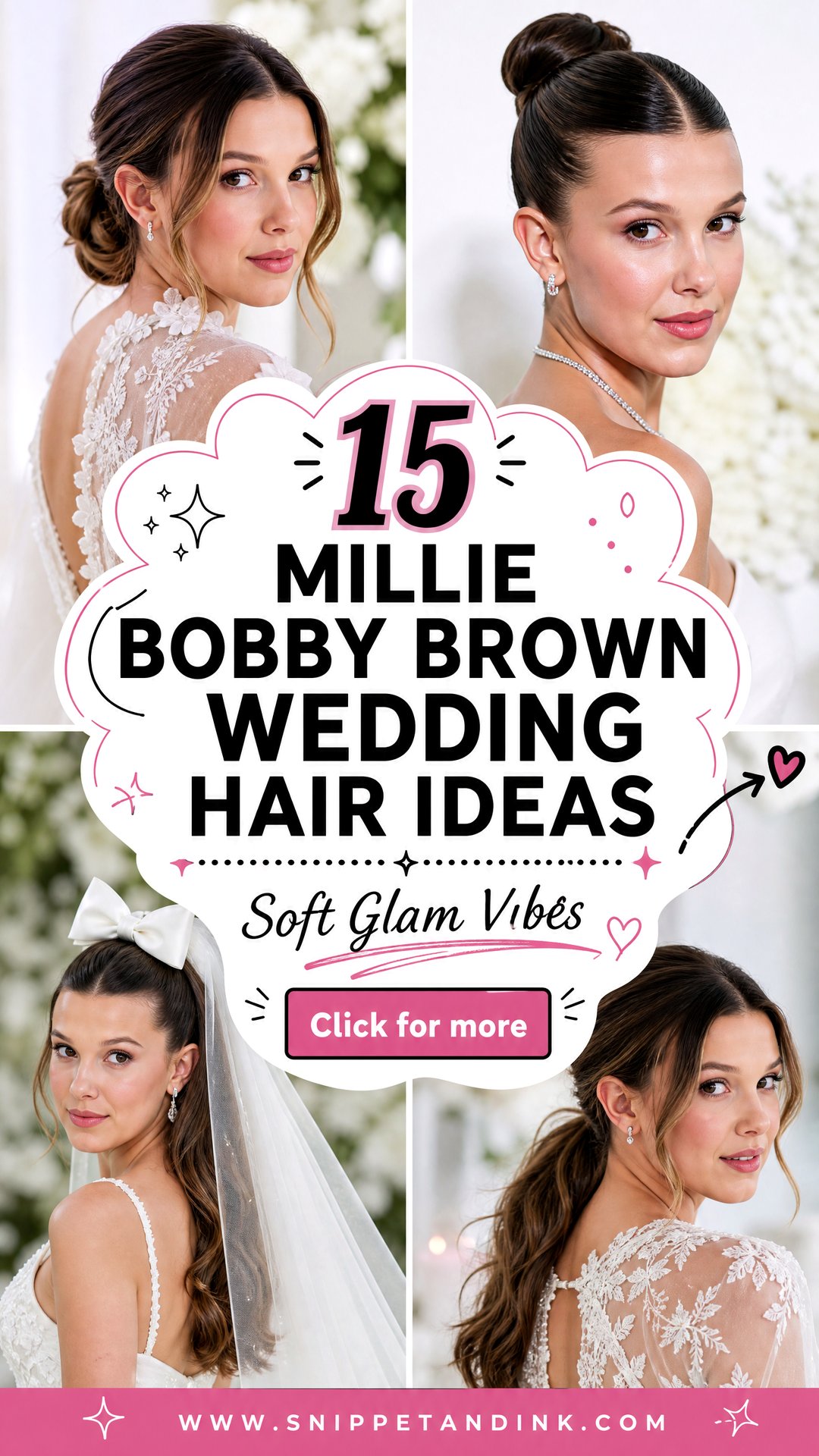 15 Millie Bobby Brown Wedding Hair Ideas for Soft Glam - 15 Millie Bobby Brown Wedding Hair Ideas for Soft Glam