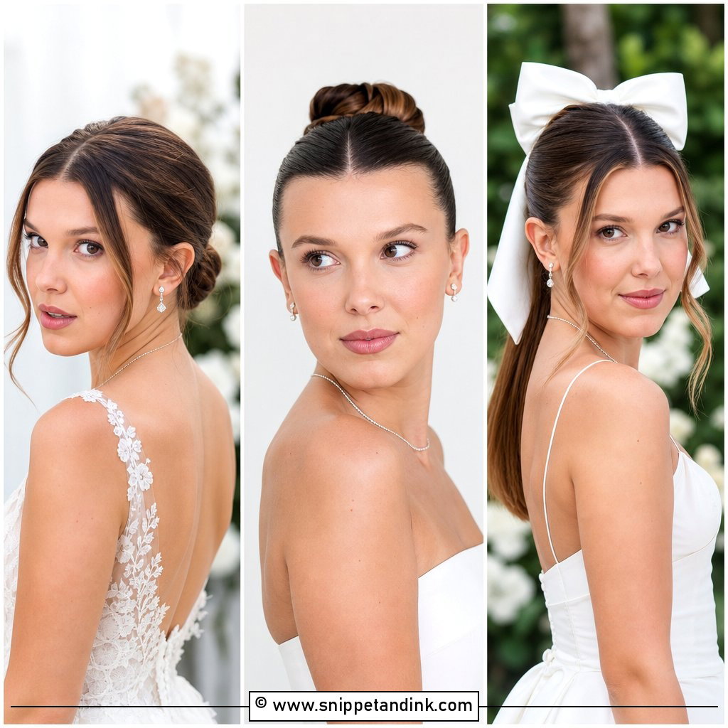 15 Millie Bobby Brown Wedding Hair Ideas for Soft Glam