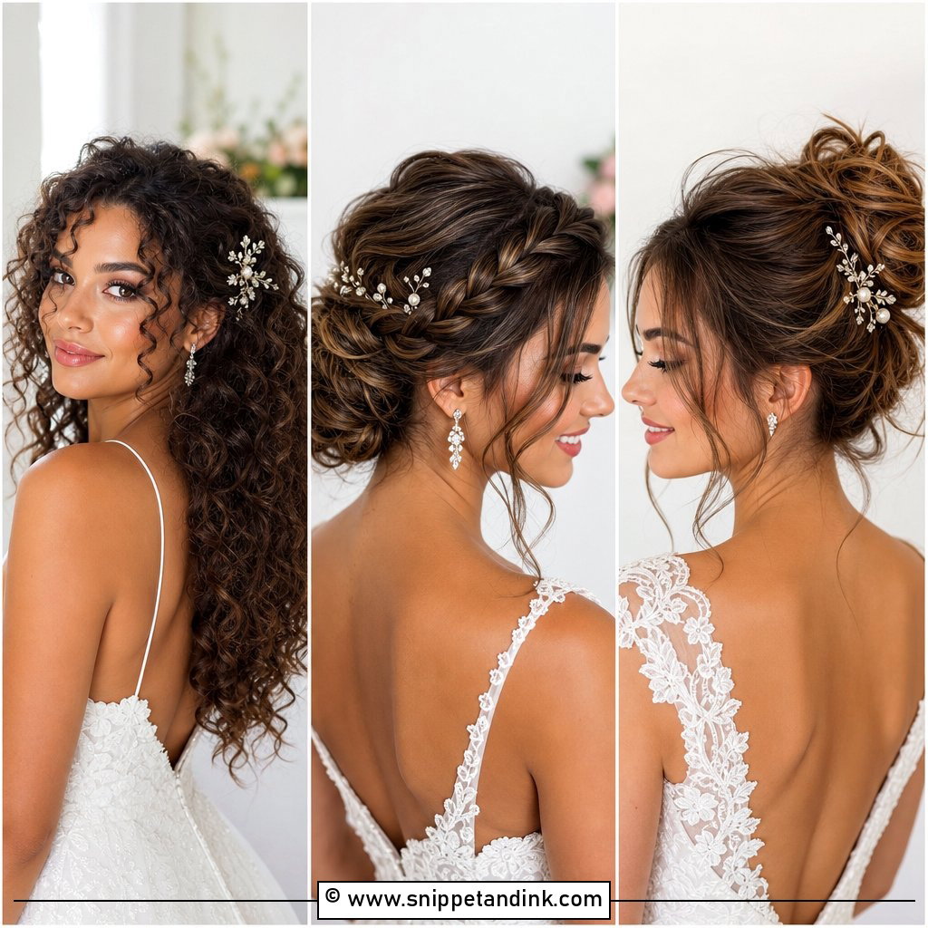 15 Modern Bride Hair Ideas for Sleek Wedding-Day Glam Looks