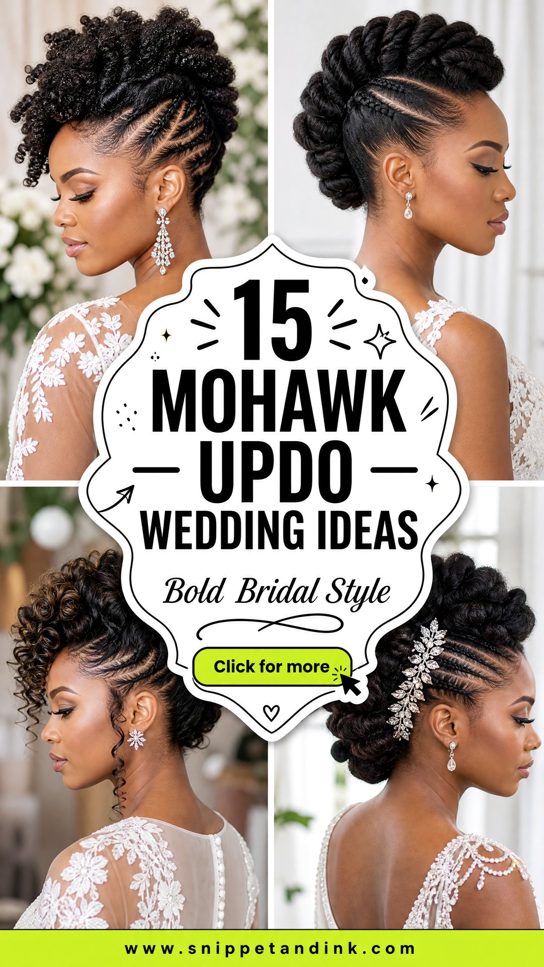 15 Mohawk Updo Wedding Ideas for Bold Bridal Style in 2026 - 15 Mohawk Updo Wedding Ideas for Bold Bridal Style in 2026