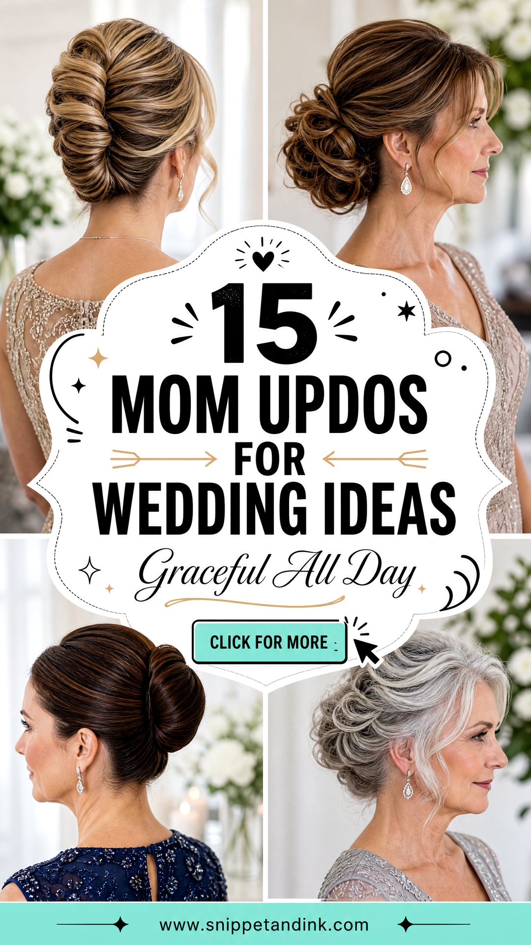 15 Mom Updos for Wedding Graceful All-Day Style Ideas - 15 Mom Updos for Wedding: Graceful, All-Day Style Ideas