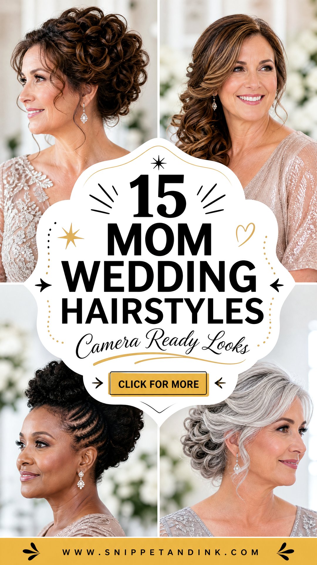 15 Mom Wedding Hairstyles for Elegant Camera-Ready Looks - 15 Mom Wedding Hairstyles for Elegant, Camera-Ready Looks