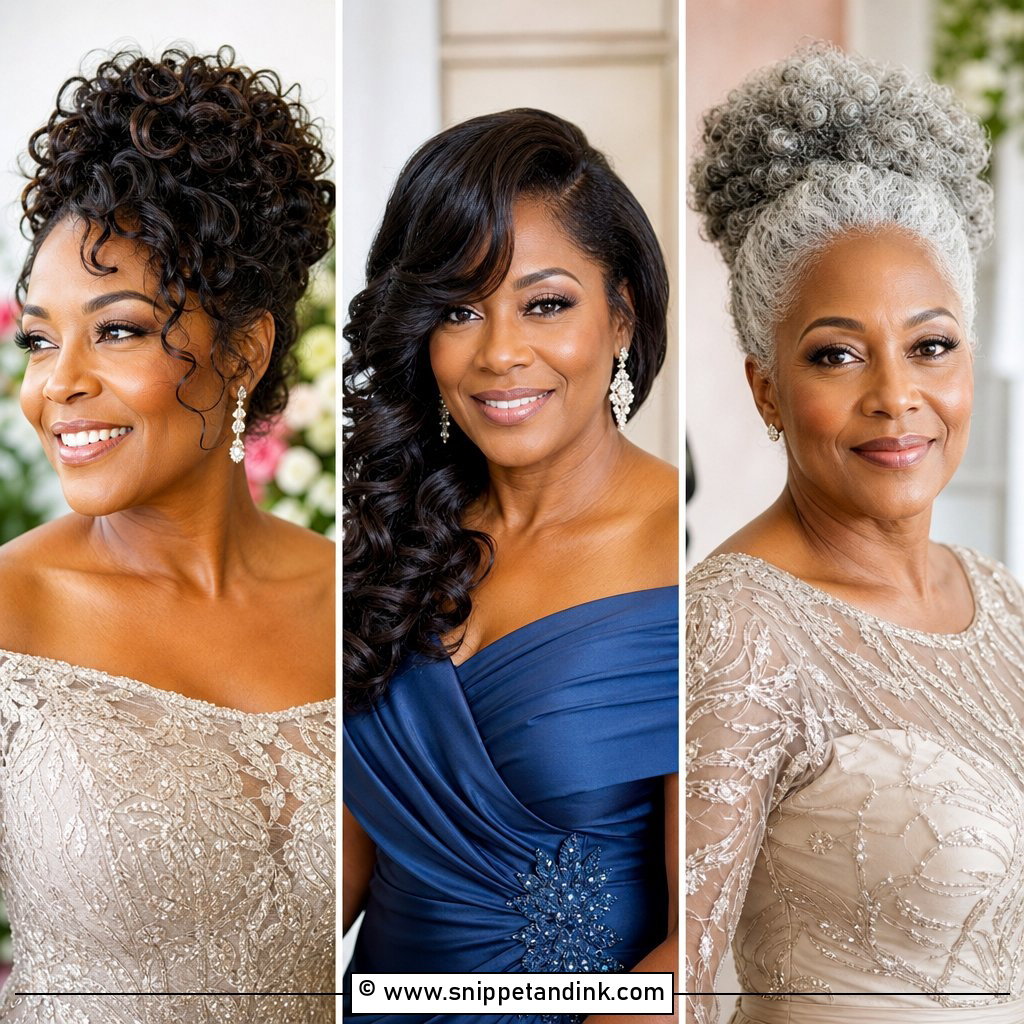 15 Mom Wedding Hairstyles for Elegant Camera-Ready Looks