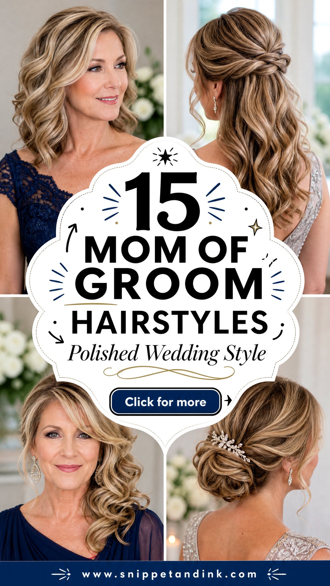 15 Mom of Groom Hairstyles for Polished Wedding-Day Style - 15 Mom of Groom Hairstyles for Polished Wedding-Day Style
