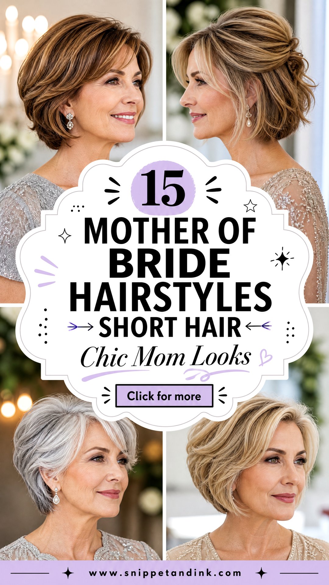 15 Mother of Bride Hairstyles Short Hair for Chic Moms - 15 Mother of Bride Hairstyles Short Hair for Chic Moms