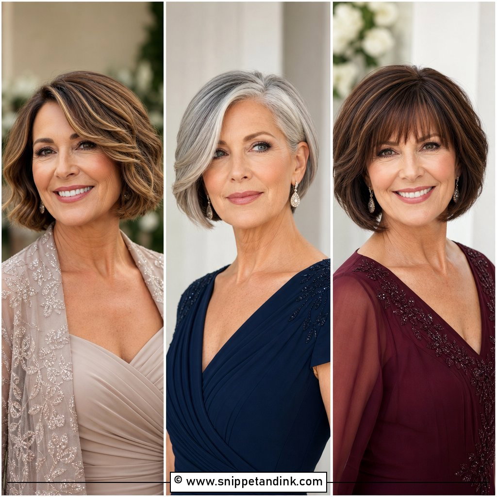 15 Mother of the Bride Bob Hairstyles for Modern Moms