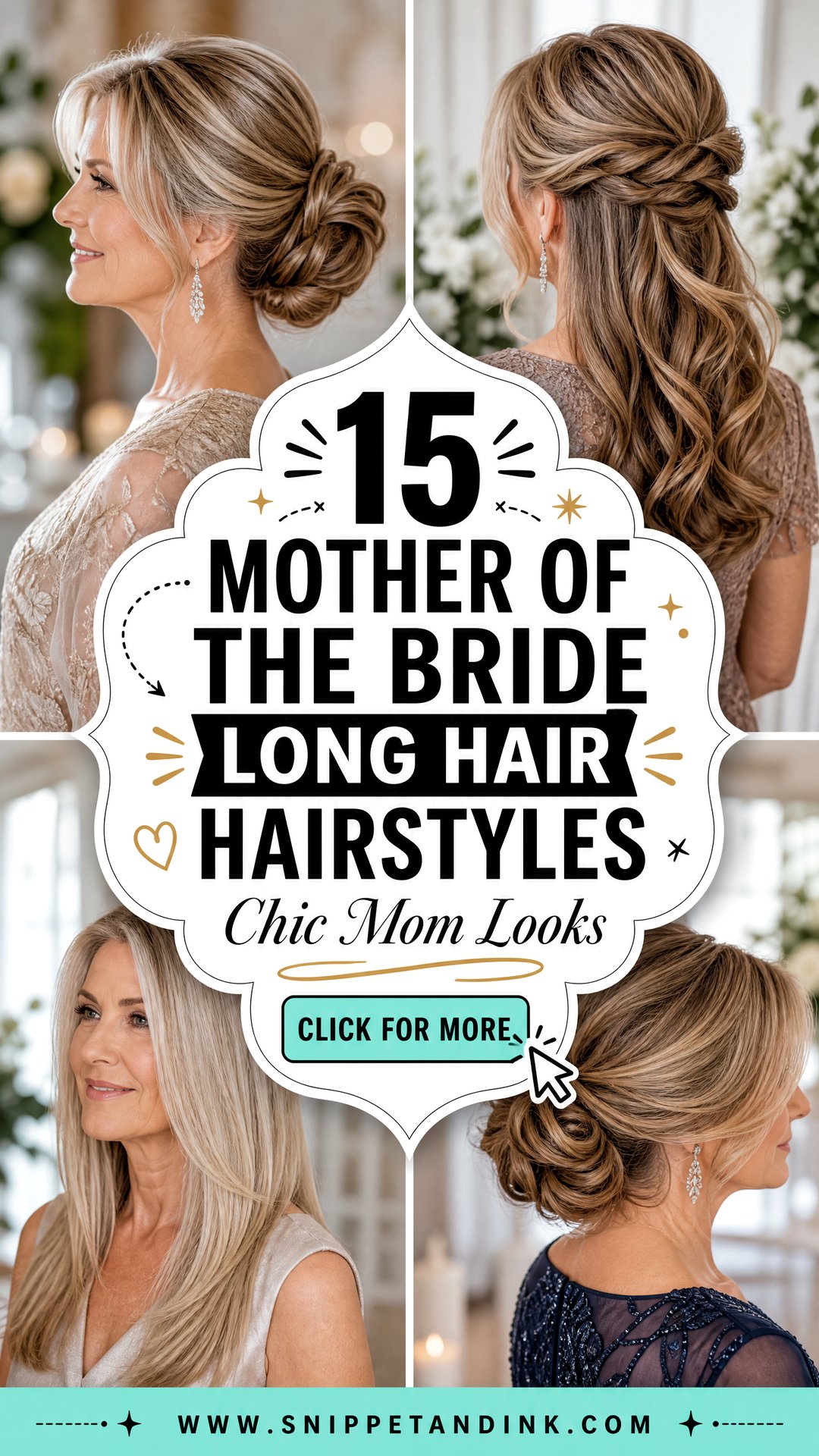 15 Mother of the Bride Long Hair Hairstyles for Chic Moms - 15 Mother of the Bride Long Hair Hairstyles for Chic Moms