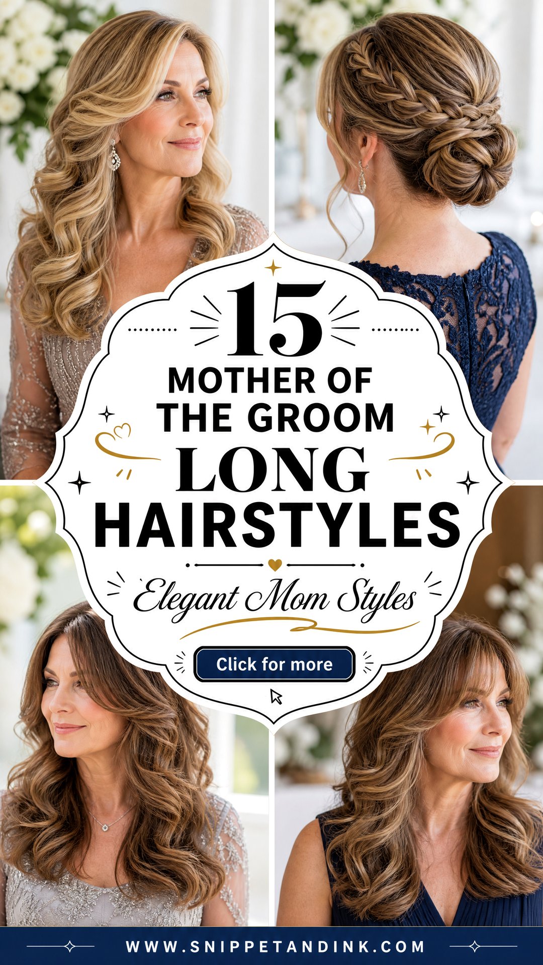 15 Mother of the Groom Long Hairstyles for Elegant Moms - 15 Mother of the Groom Long Hairstyles for Elegant Moms