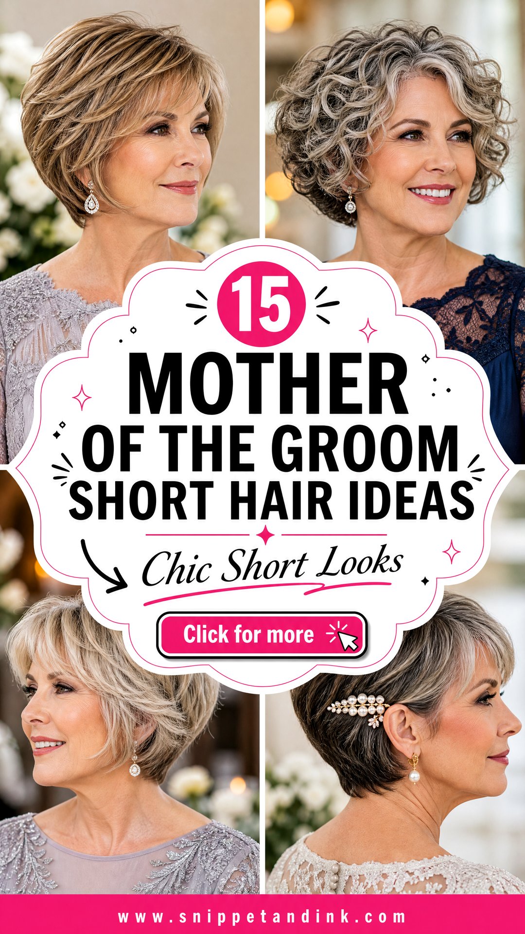 15 Mother of the Groom Short Hair Ideas for Chic Moms - 15 Mother of the Groom Short Hair Ideas for Chic Moms