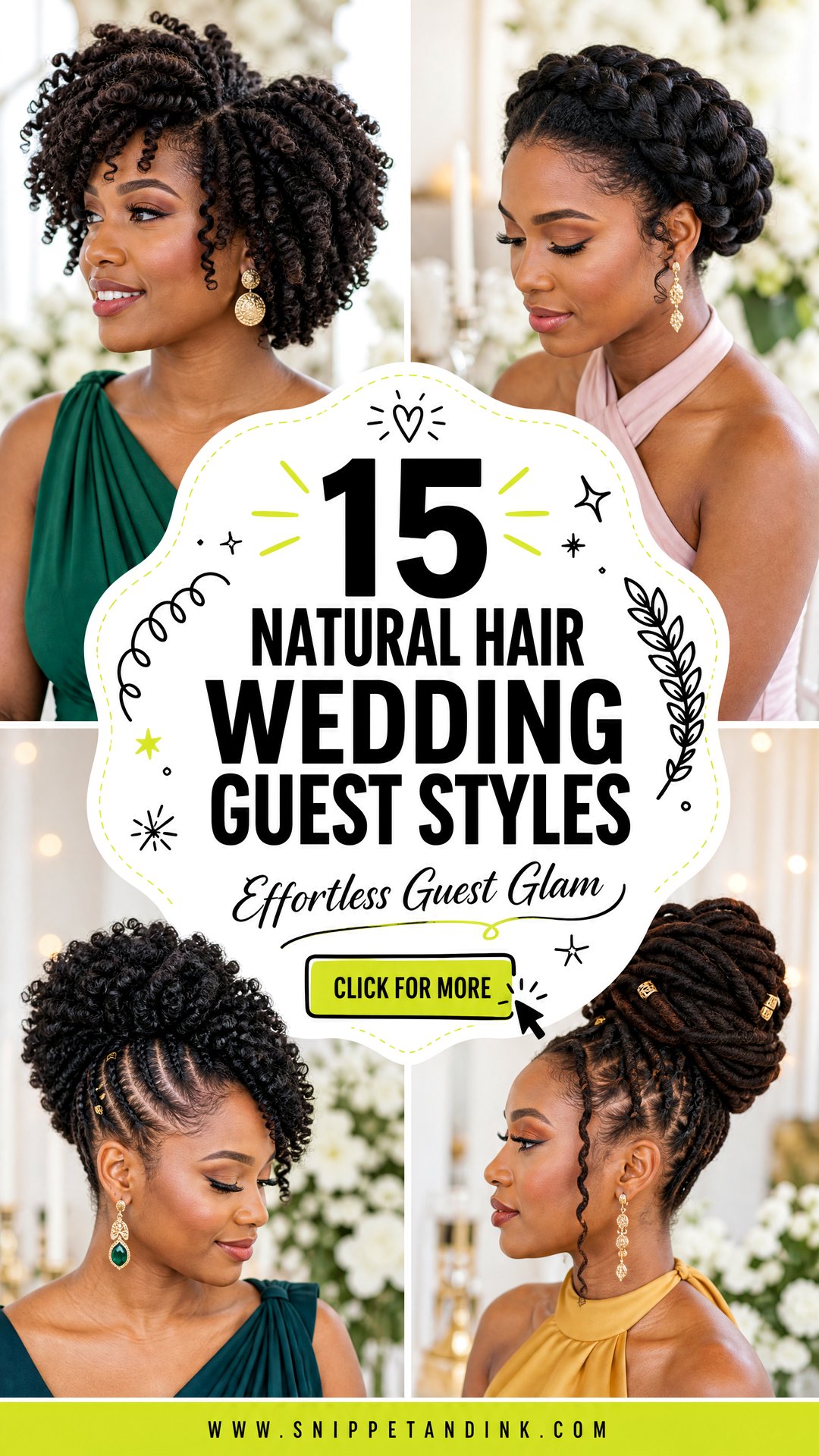 15 Natural Hair Wedding Guest Styles for Effortless Glam - 15 Natural Hair Wedding Guest Styles for Effortless Glam