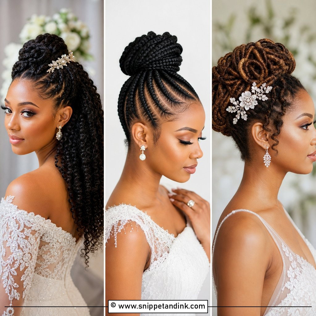 15 Natural Hairstyles for Black Women for Wedding Chic Ideas
