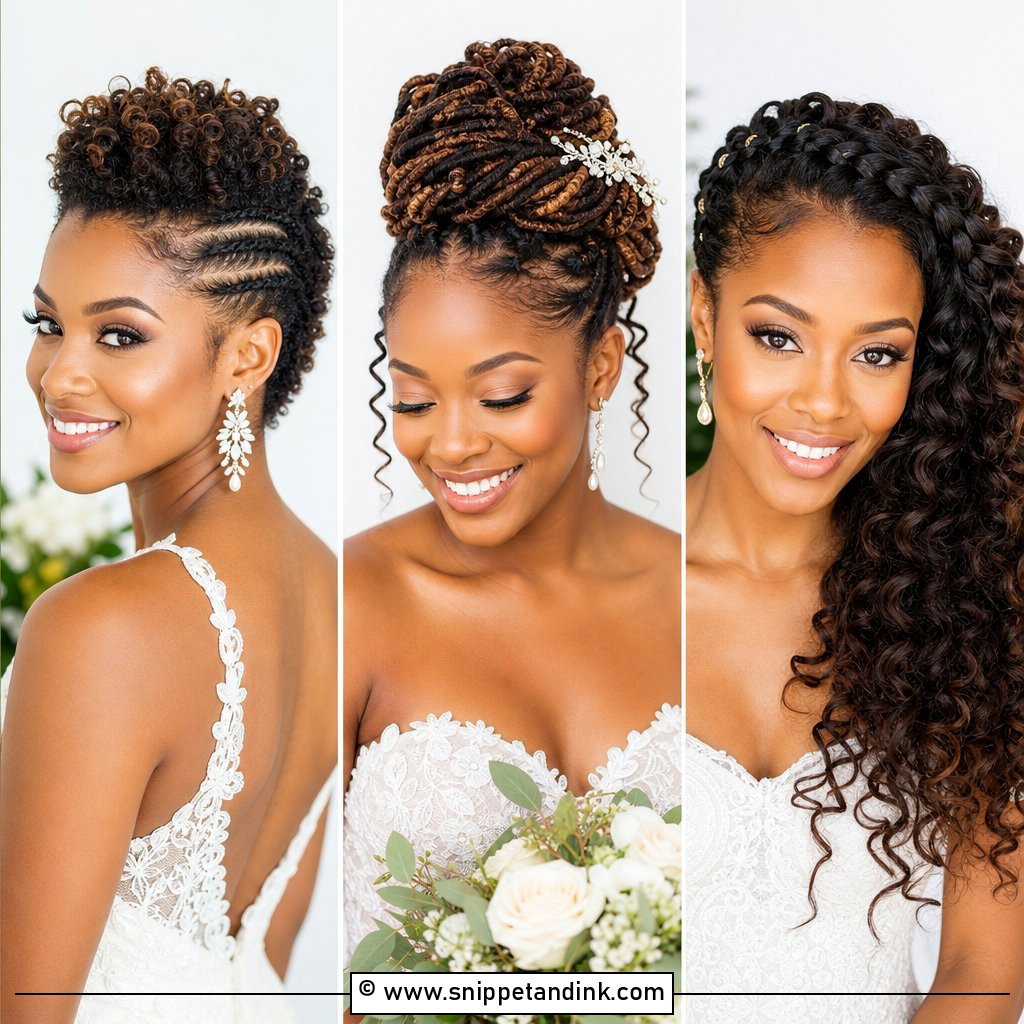 15 Natural Wedding Hair Black Women Ideas for Radiant Glam