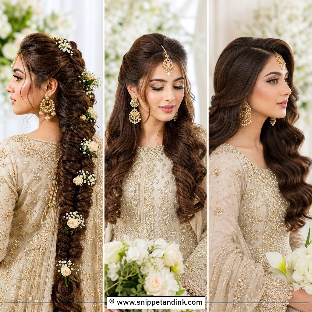 15 Nikkah Bridal Hairstyles for Elegant Modest Beauty