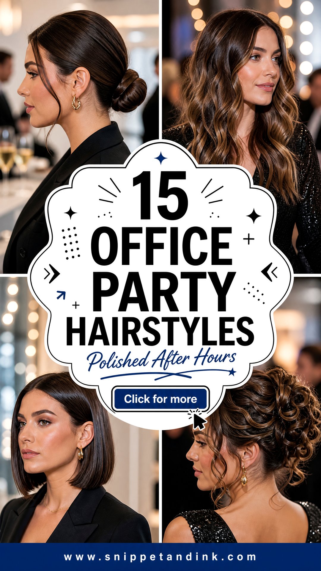 15 Office Party Hairstyles for Polished After-Hours Glam - 15 Office Party Hairstyles for Polished After-Hours Glam