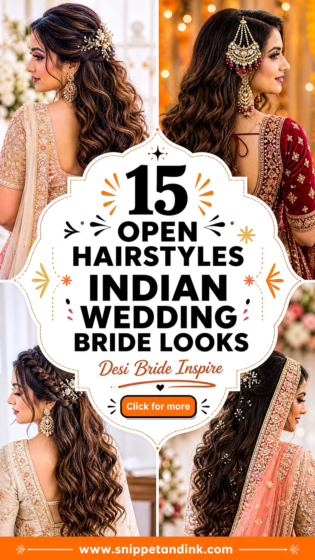 15 Open Hairstyles Indian Wedding Bride Looks to Inspire - 15 Open Hairstyles Indian Wedding Bride Looks to Inspire