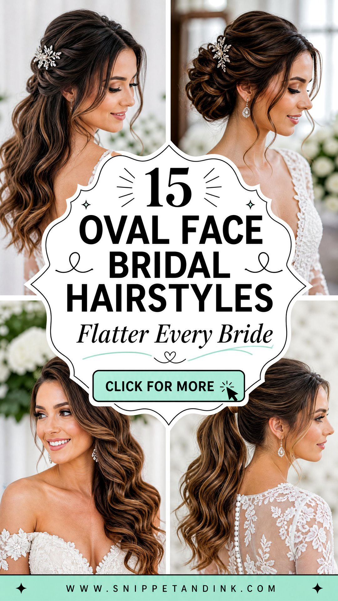 15 Oval Face Bridal Hairstyles That Flatter Every Bride - 15 Oval Face Bridal Hairstyles That Flatter Every Bride