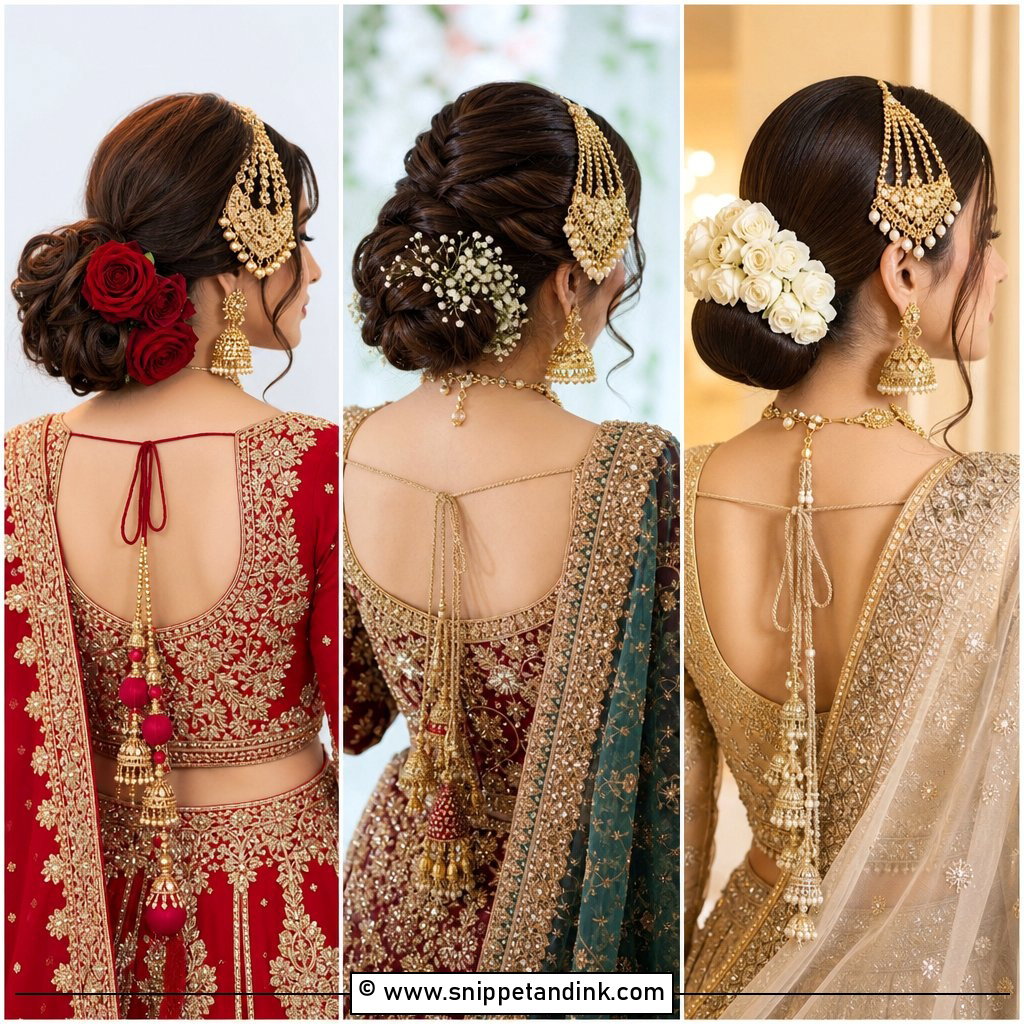 15 Pakistani Bridal Hairstyles With Jhumar for Royal Glam