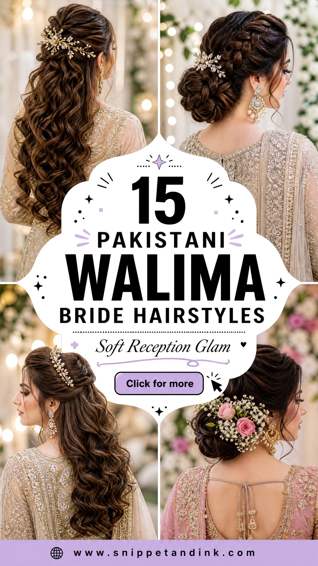 15 Pakistani Walima Bride Hairstyles for Soft Reception Glam - 15 Pakistani Walima Bride Hairstyles for Soft Reception Glam