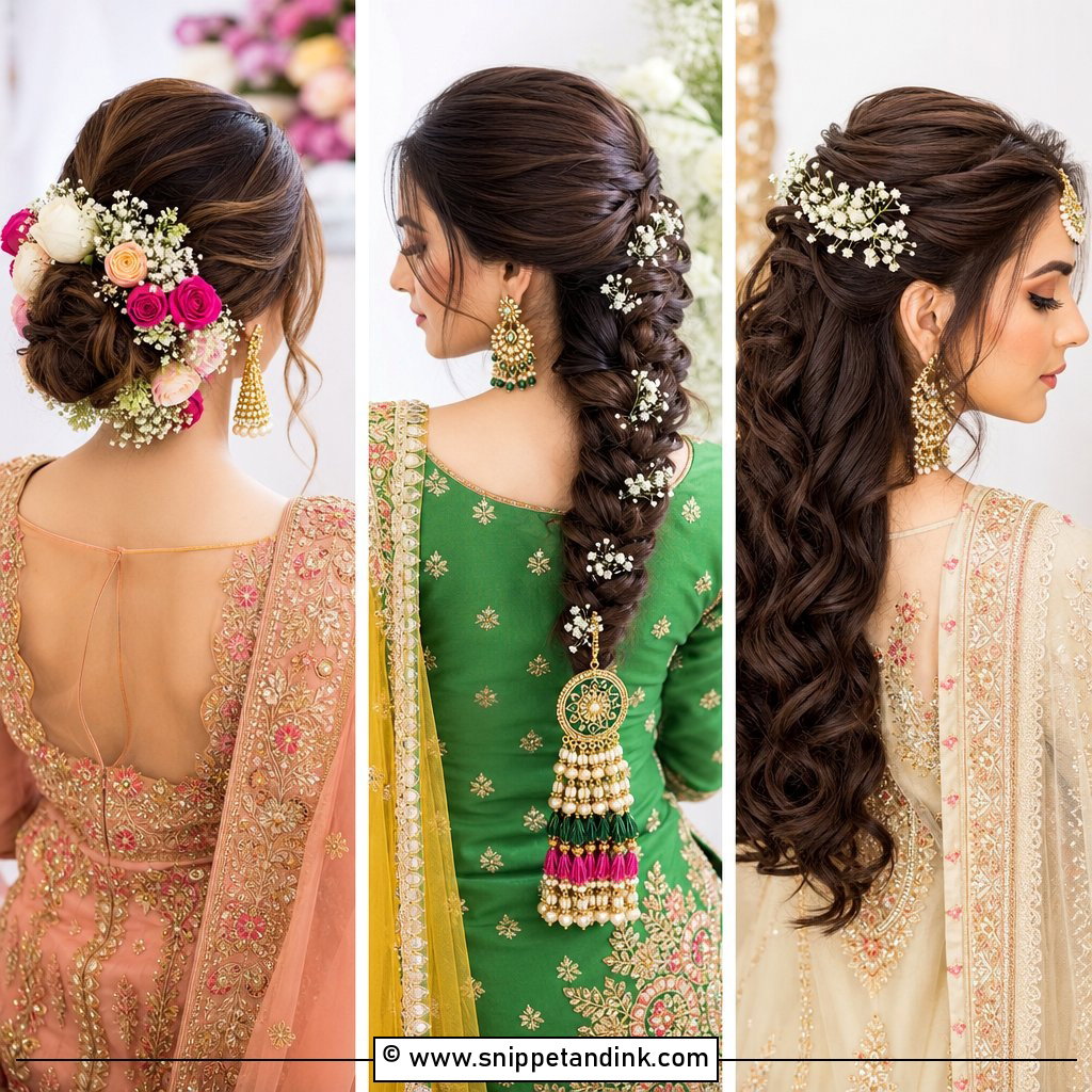 15 Pakistani Wedding Hairstyle Ideas for Regal Bridal Beauty