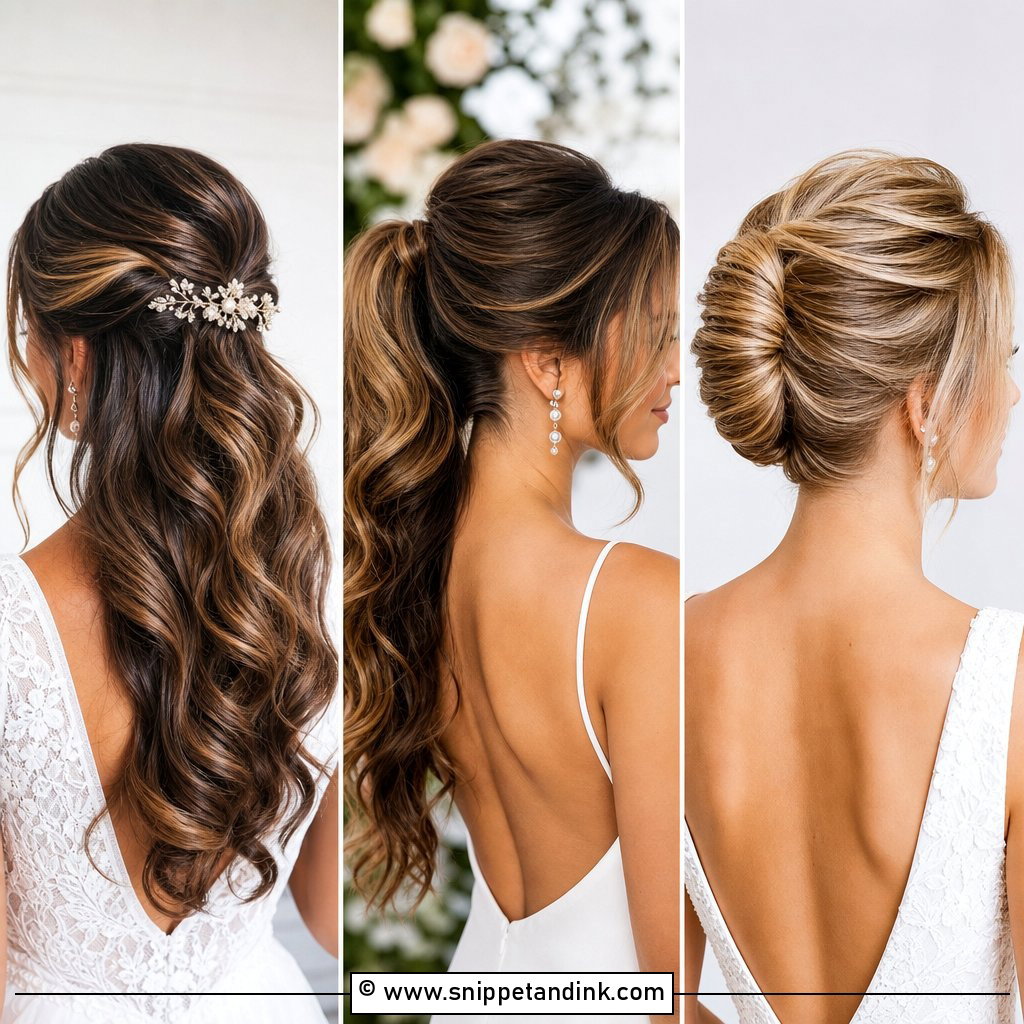 15 Party Wedding Hairstyle Ideas for Glam Guests and Brides