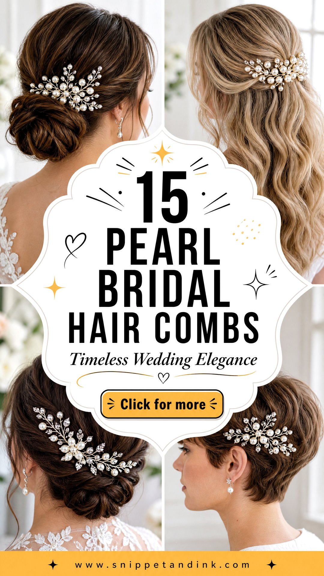 15 Pearl Bridal Hair Combs for Timeless Wedding Elegance - 15 Pearl Bridal Hair Combs for Timeless Wedding Elegance