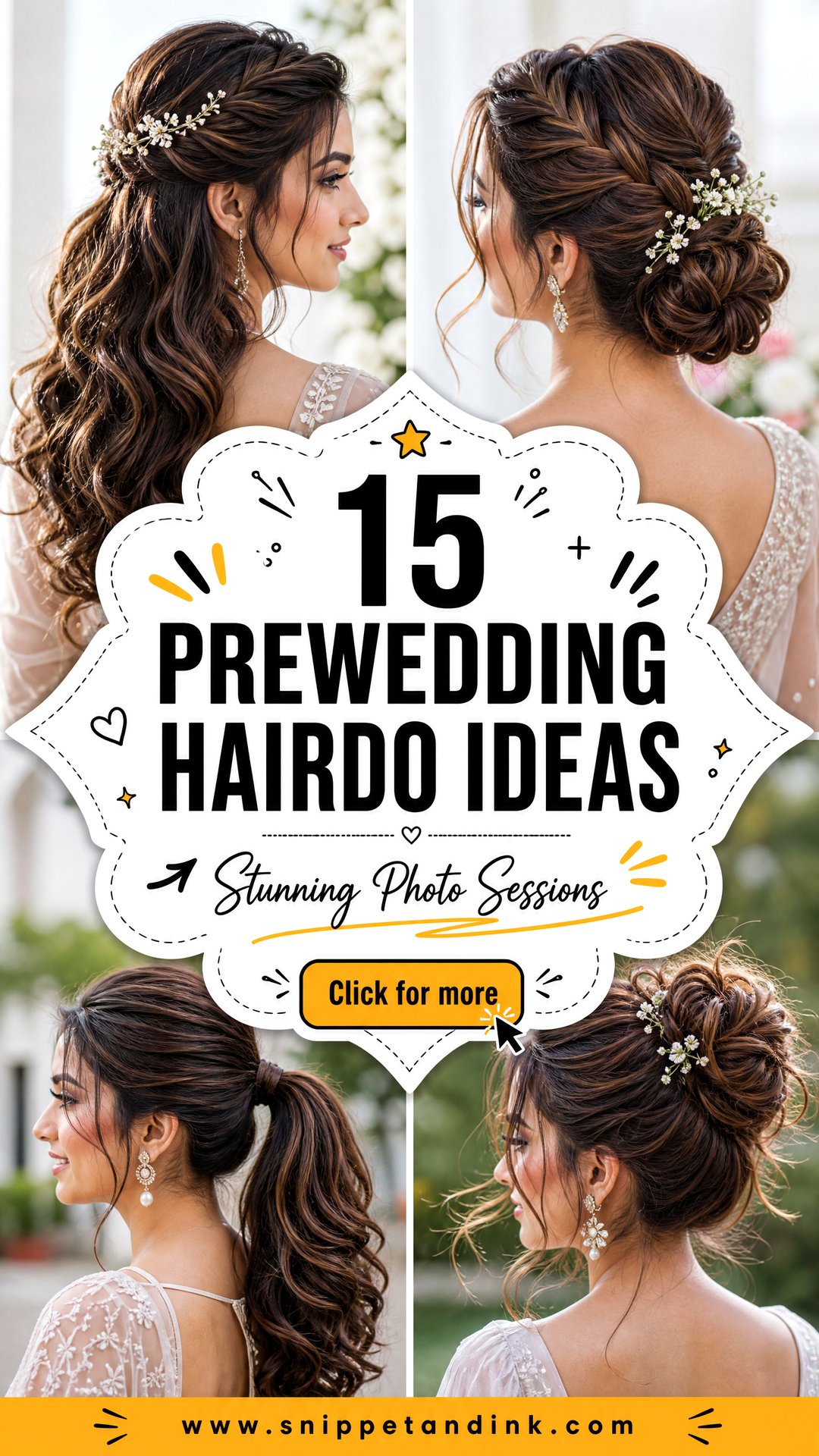 15 Prewedding Hairdo Ideas for Stunning Photo Sessions - 15 Prewedding Hairdo Ideas for Stunning Photo Sessions