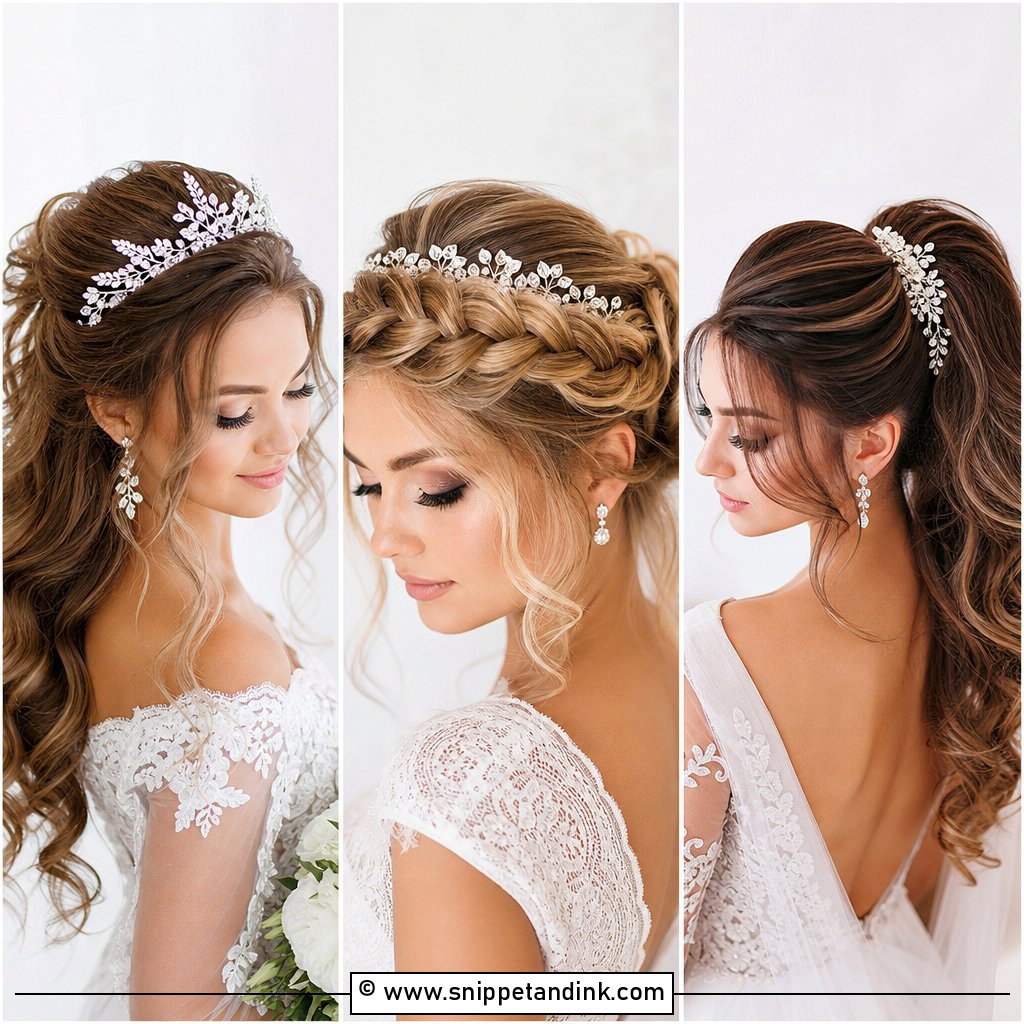 15 Princess Bridal Hair Ideas for a Fairytale Wedding