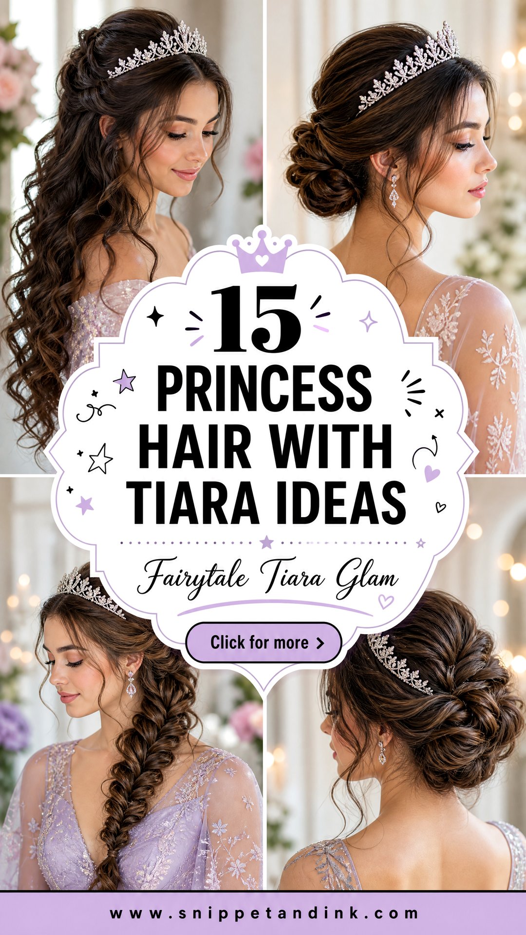 15 Princess Hair with Tiara Ideas for Fairytale Glam - 15 Princess Hair with Tiara Ideas for Fairytale Glam