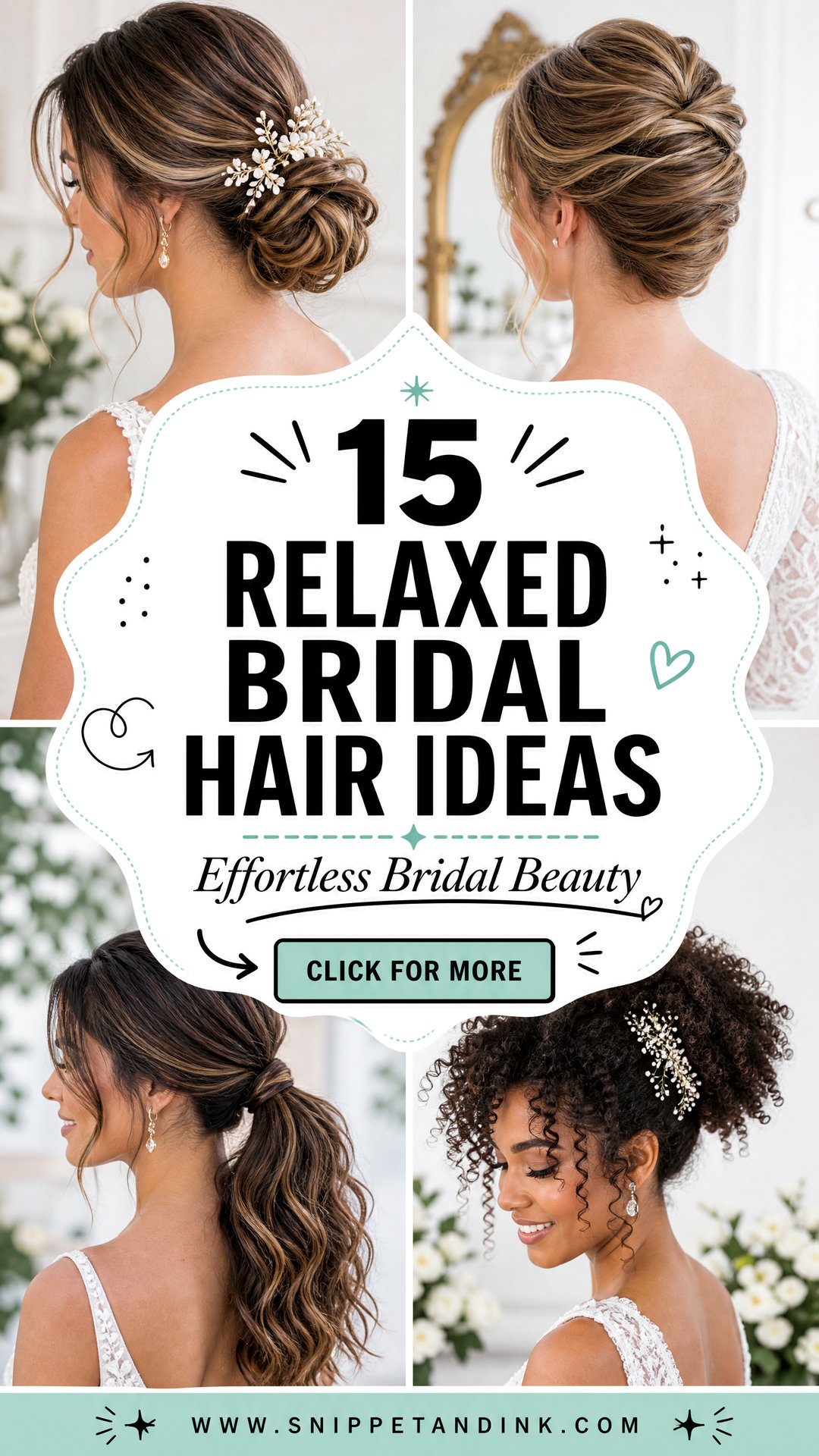 15 Relaxed Bridal Hair Ideas for Effortless Wedding Beauty - 15 Relaxed Bridal Hair Ideas for Effortless Wedding Beauty
