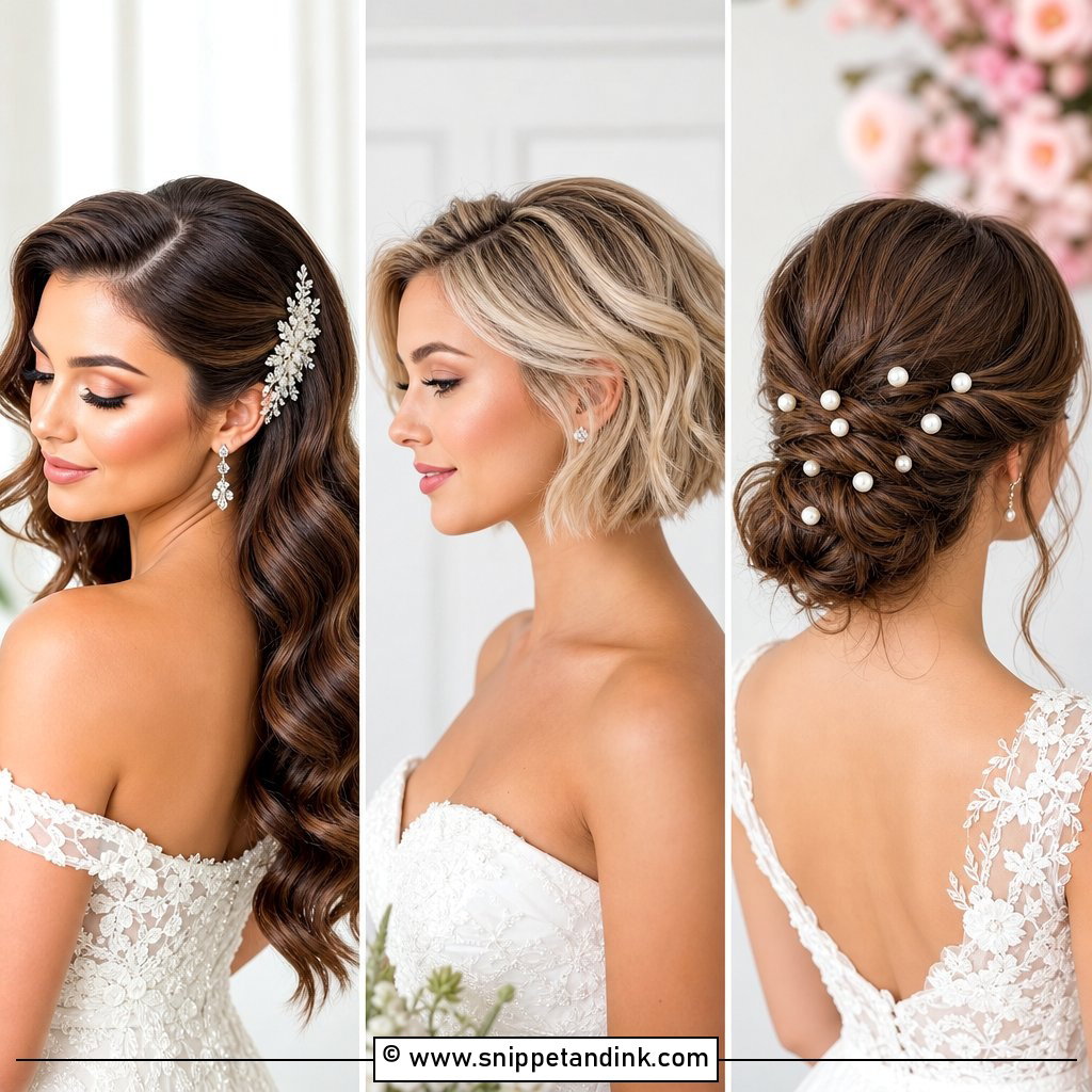 15 Romantic Bridal Hairstyles for an Elegant Wedding Look