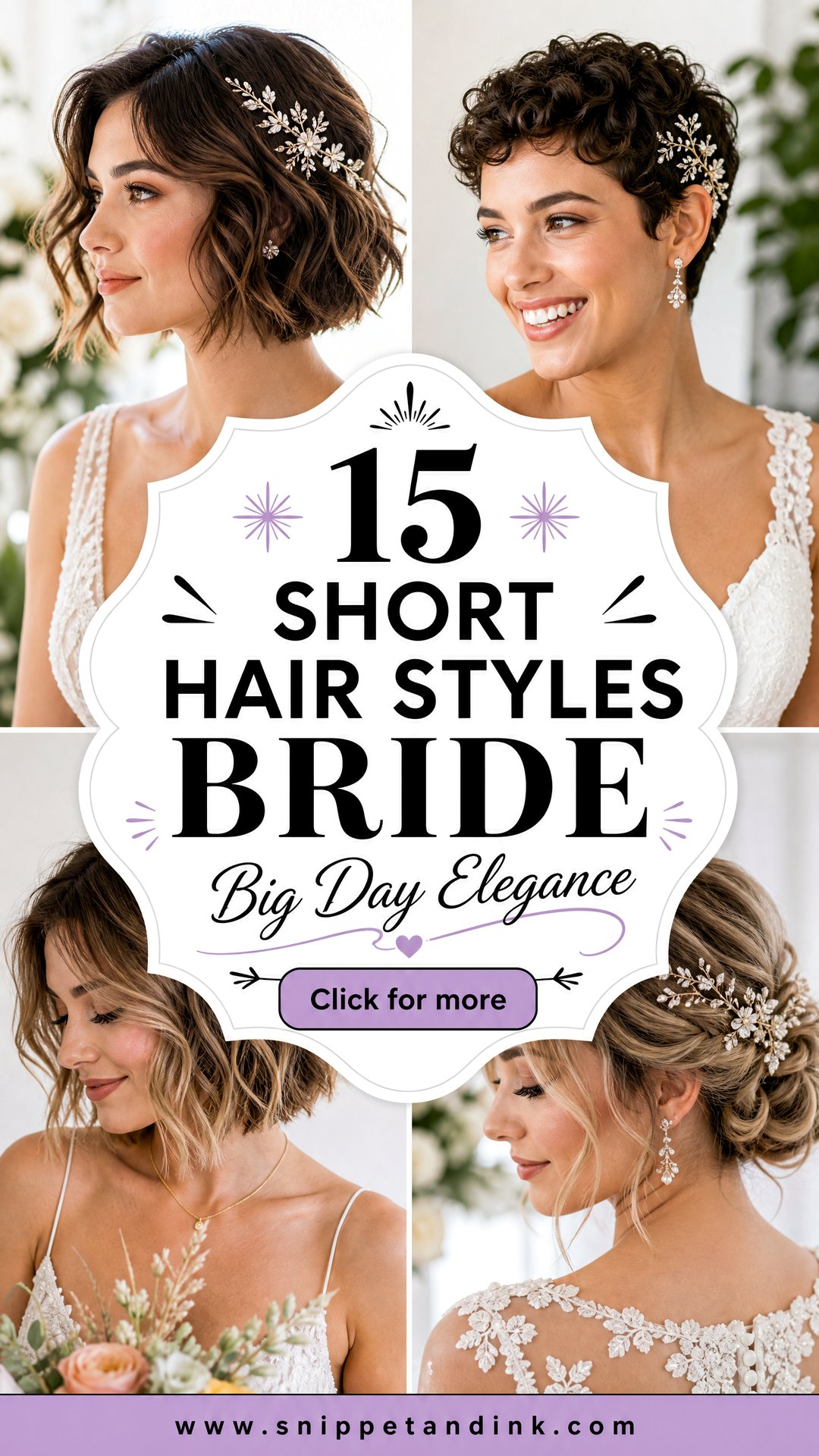 15 Short Hair Styles Bride Elegant Ideas for the Big Day - 15 Short Hair Styles Bride: Elegant Ideas for the Big Day