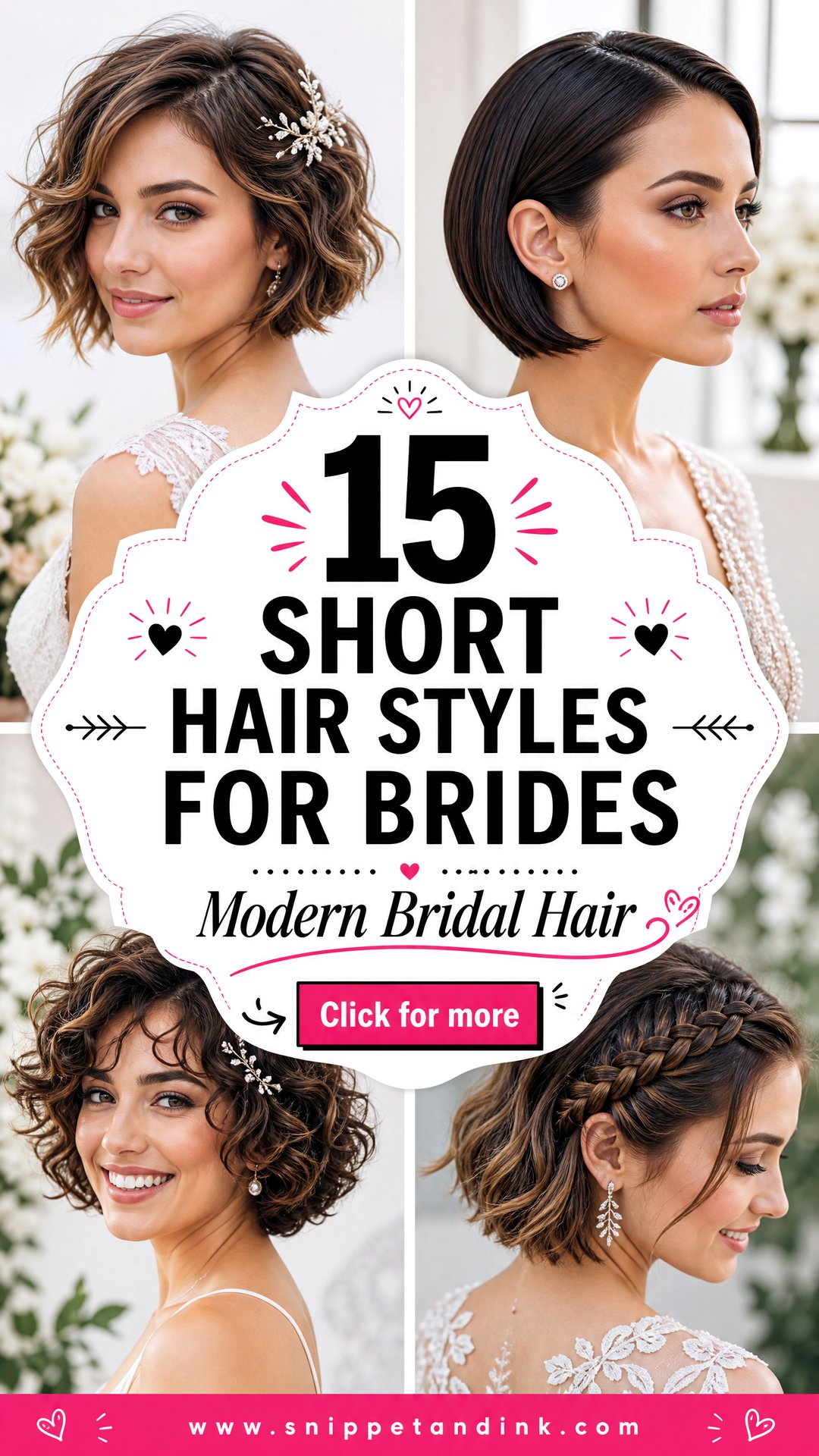 15 Short Hair Styles for Brides Chic Looks for Modern I Dos - 15 Short Hair Styles for Brides: Chic Looks for Modern I Dos