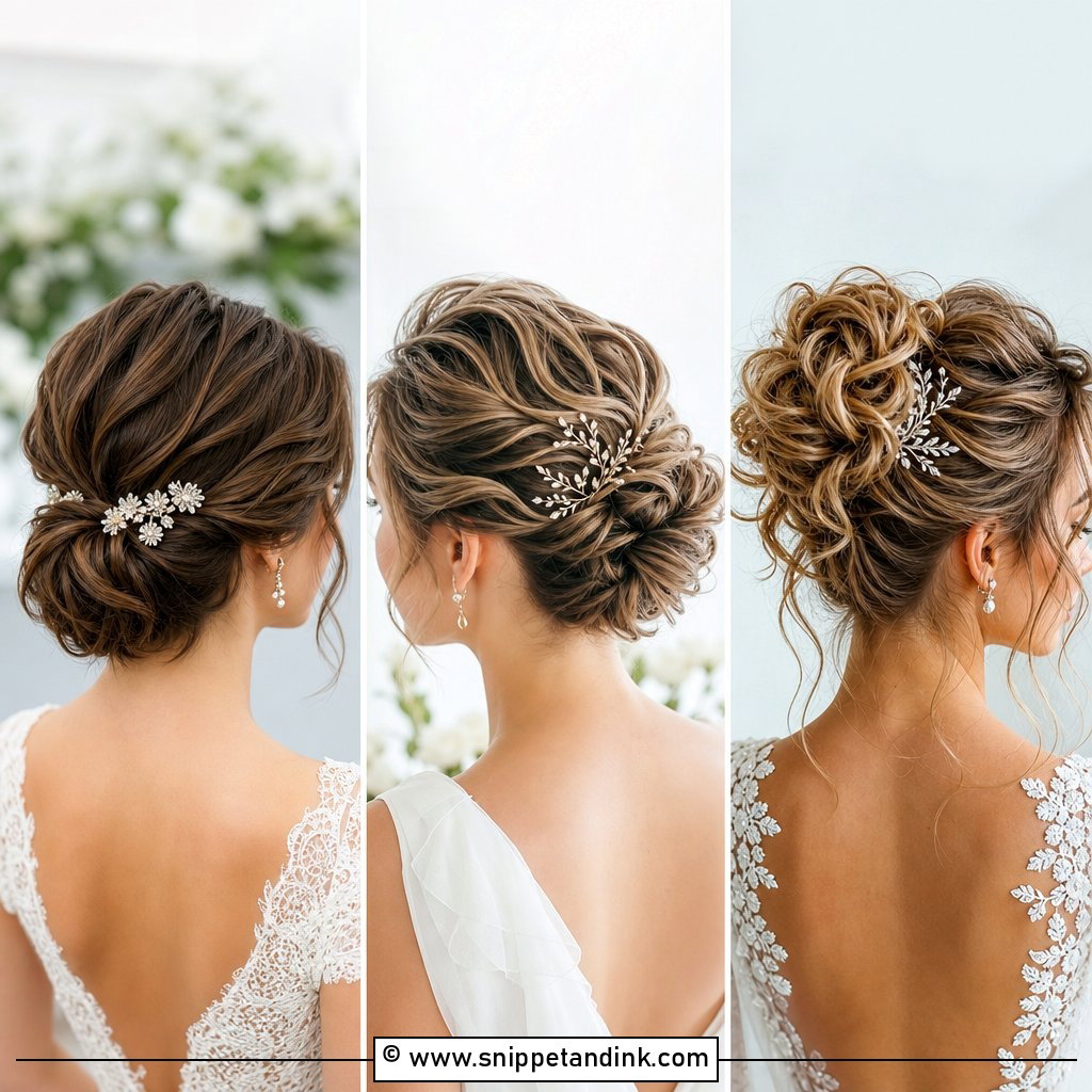15 Short Hair Wedding Styles Updo Ideas for Elegant Brides