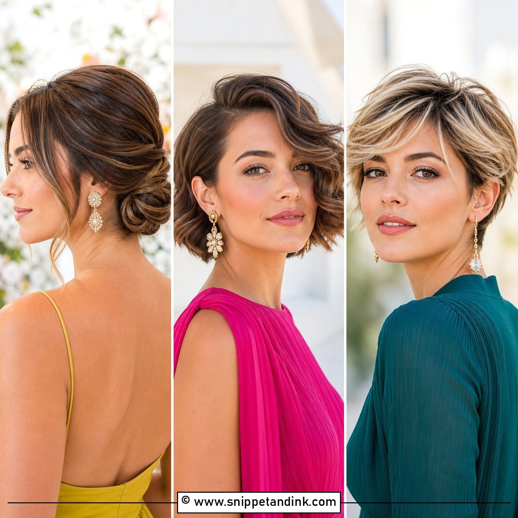 15 Short Hairdos for Wedding Guest Easy Chic Looks