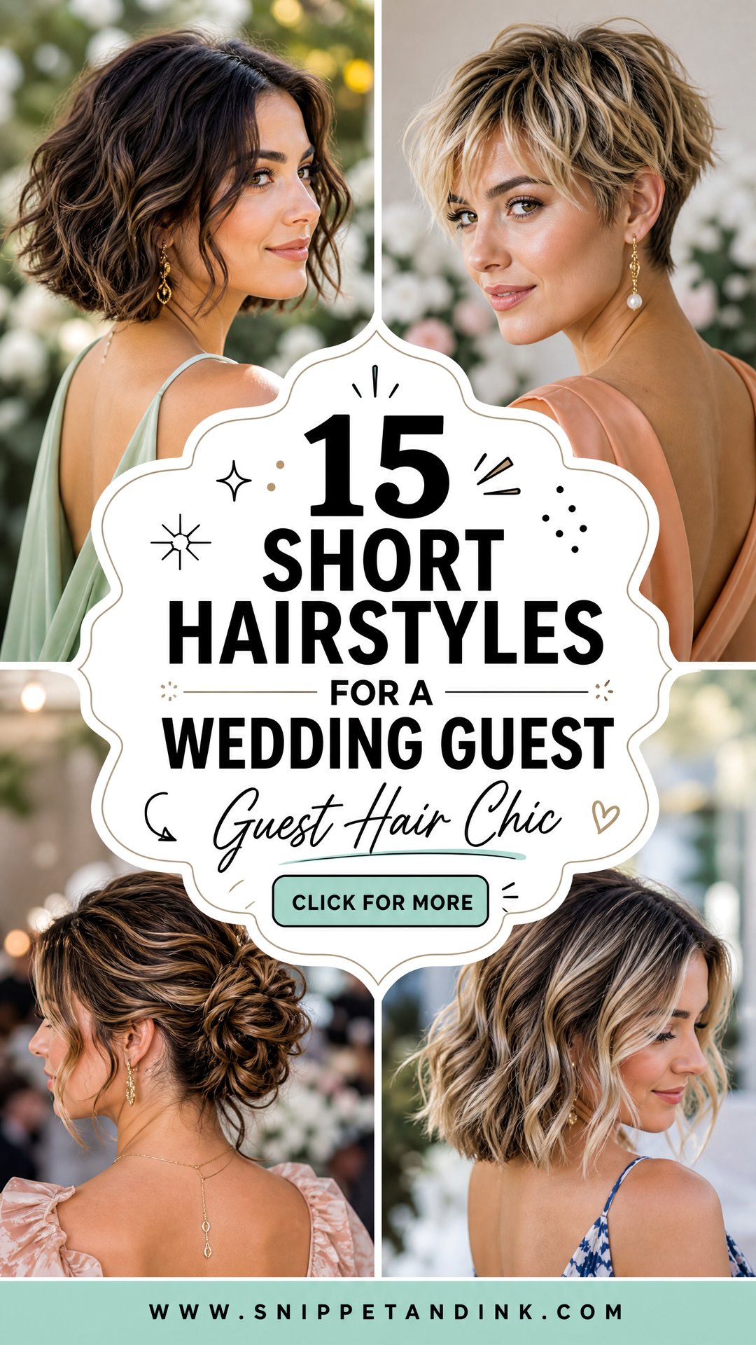 15 Short Hairstyles for a Wedding Guest That Feel Chic - 15 Short Hairstyles for a Wedding Guest That Feel Chic