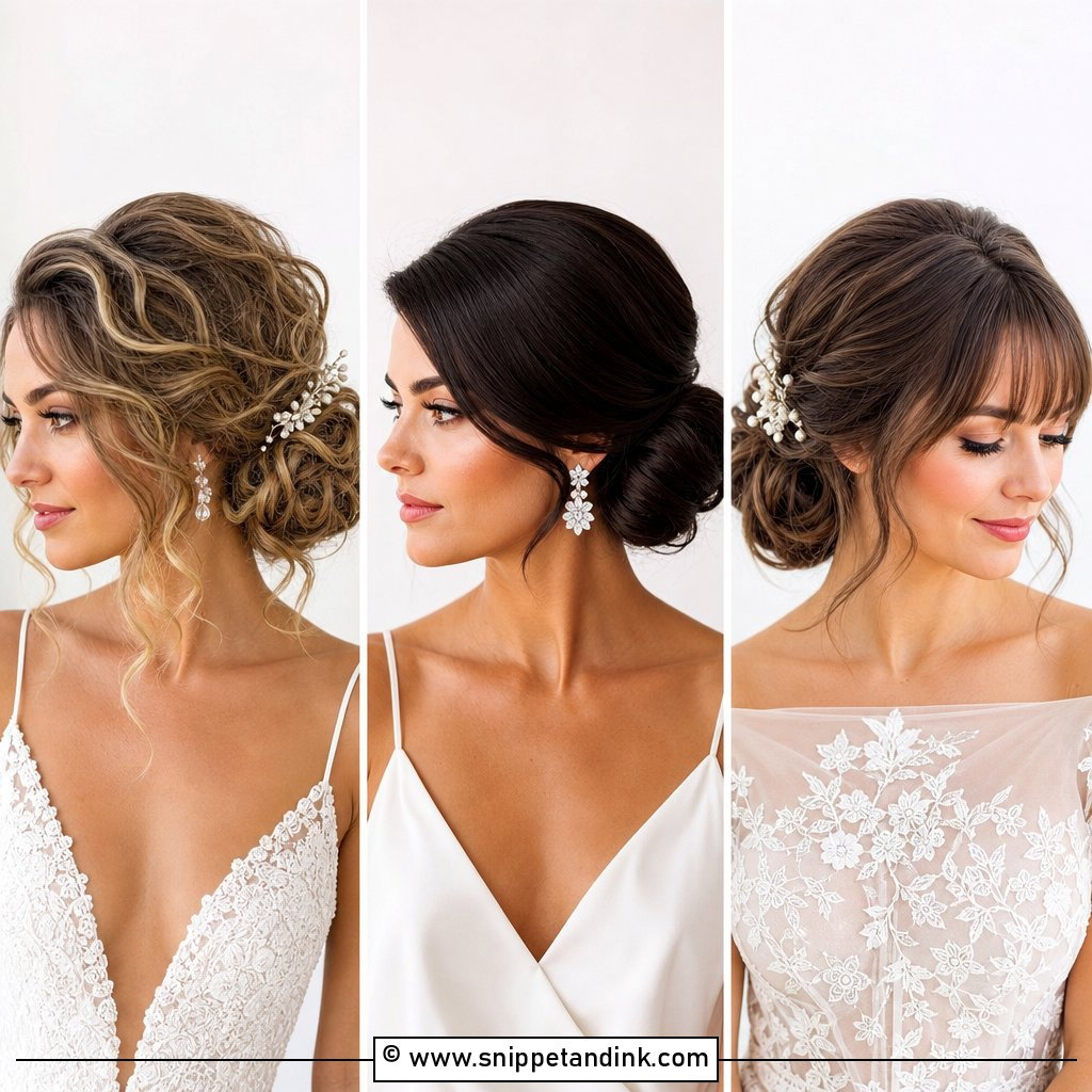 15 Side Bun Wedding Ideas for a Romantic Bridal Look Today